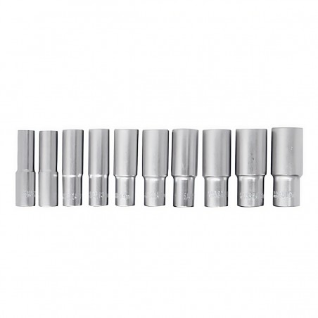 DEKTON 10PC 3/8" DR DEEP METRIC SOCKET SET