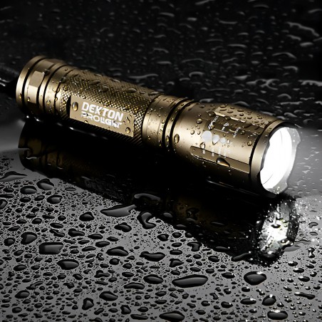 DEKTON PRO LIGHT XP400 PERFORMANCE TORCH - 400 LUMENS / 350M DISTANCE (USB)