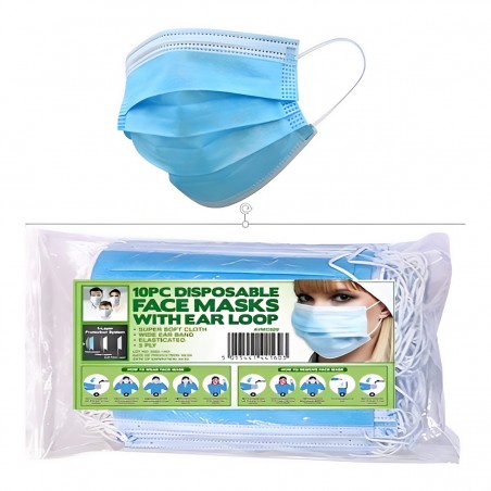 DISPOSABLE MASKS 10PCS