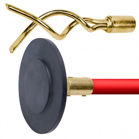 DRAIN ROD SET 14PCC WITH SCRAPPET