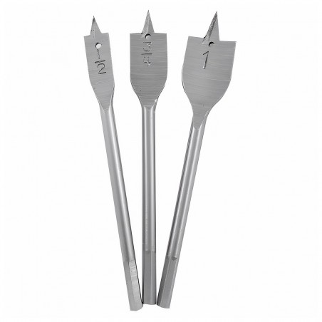 FLAT WOOD DRILL 1/2''  3/4''  1''  3PCS