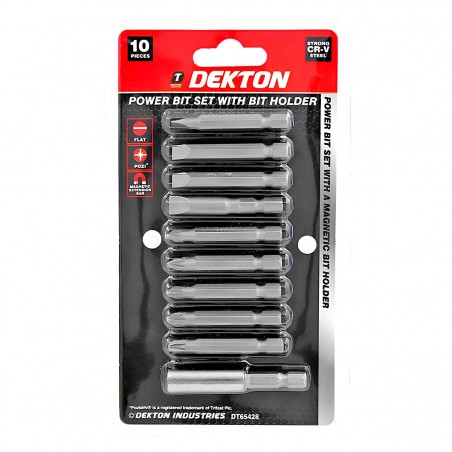 POWER BIT SET WITH BIT HOLDER