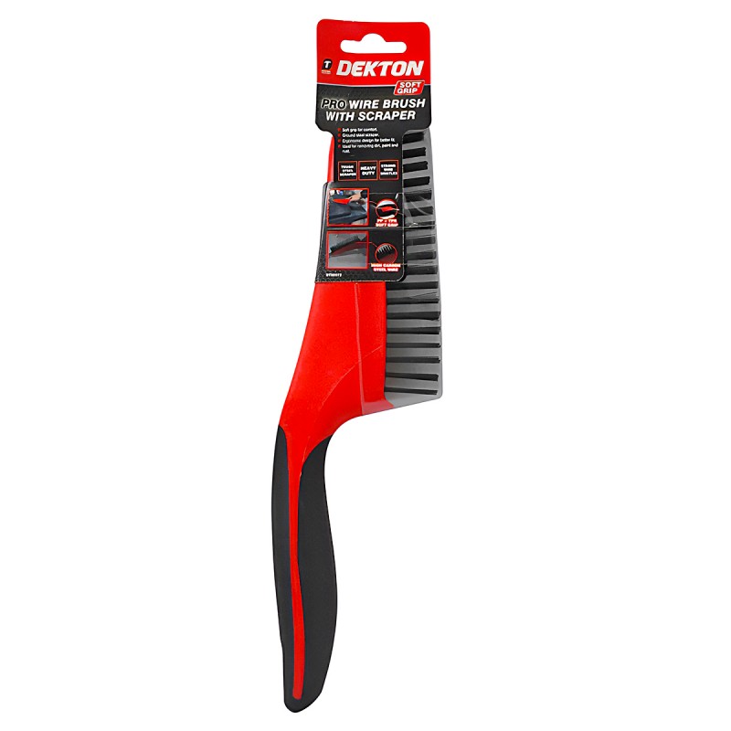 PRO WIRE BRUSH WITH SCRAPPER