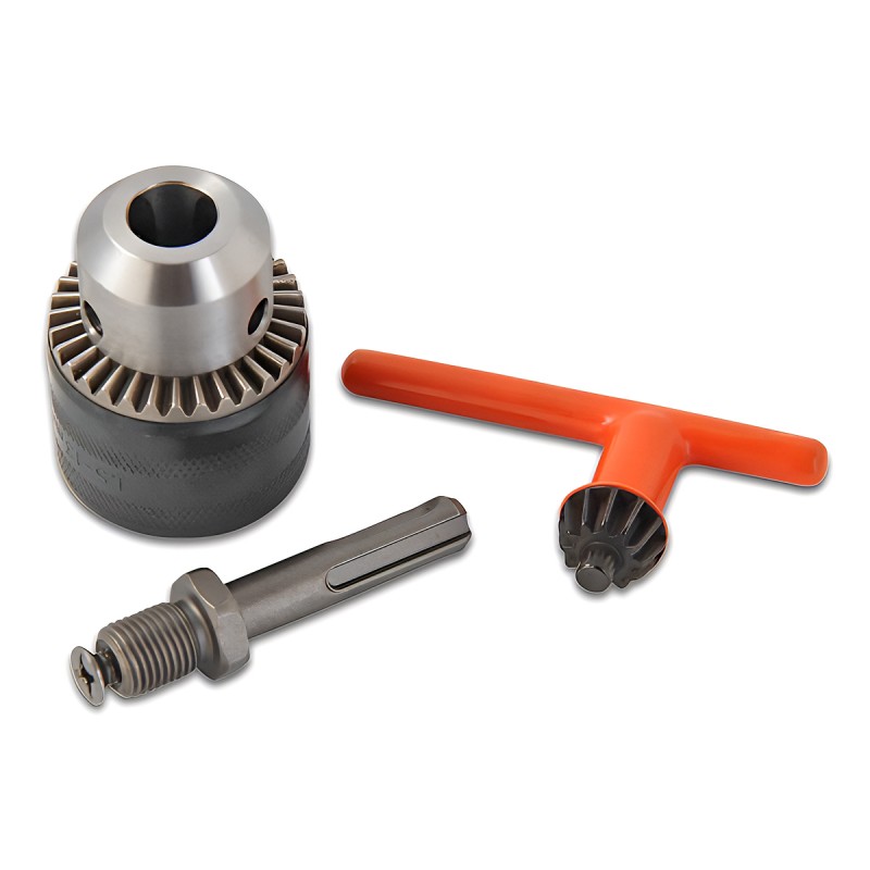 DRILL CHUCK WITH KEY ADAPTER 1.5-13MM 1/2-20