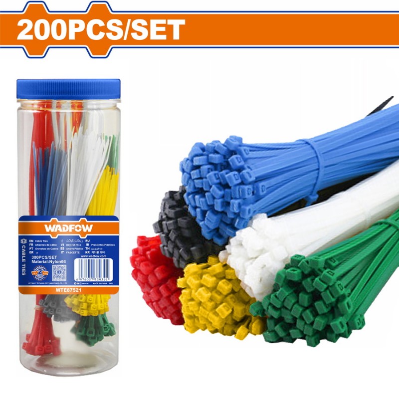 WADFOW Cable ties 200ΤΕΜ