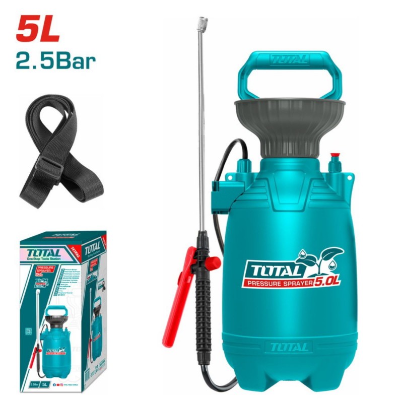 TOTAL Pressure sprayer 5Lit...