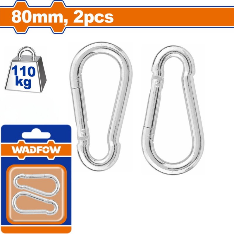 WADFOW Carabiner 80mm 2pcs...