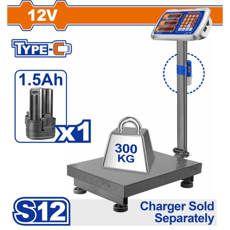 WADFOW Cordless scale 12V /...