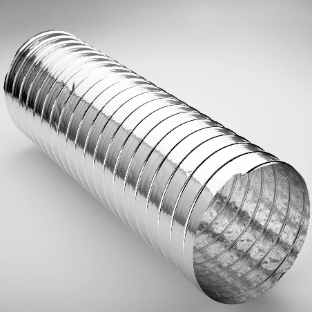 SILVER ALUMINIUM SMOKESTACK 