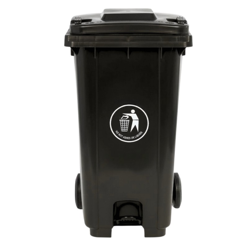 DUSTBIN 240L DARK GREY PEDAL