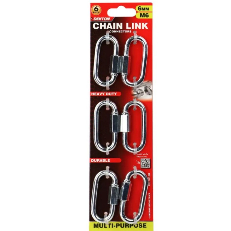 DEKTON 6PC 6MM M6 CHAIN...