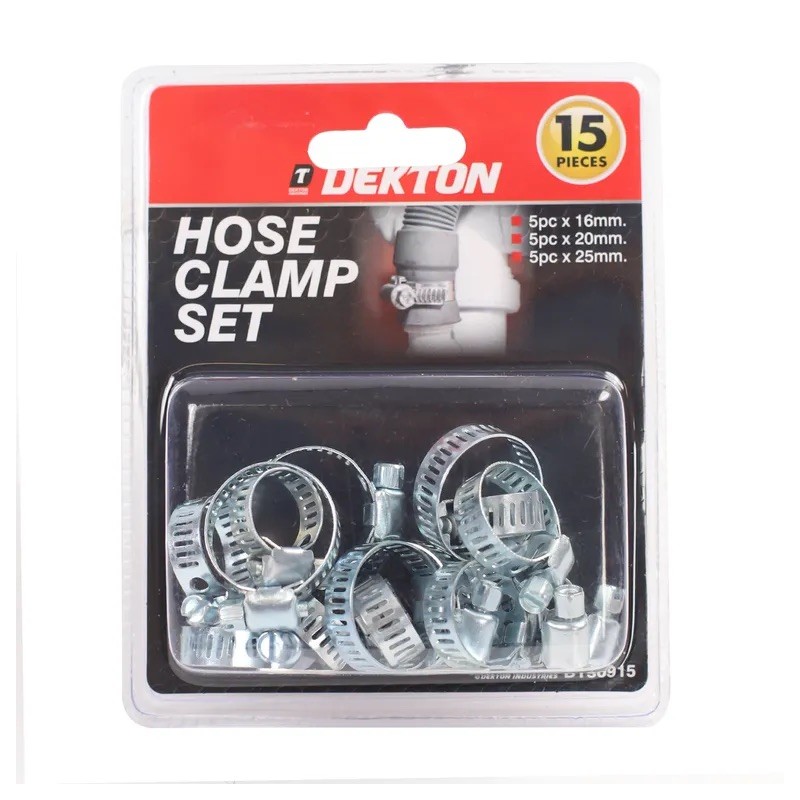 DEKTON 15PC HOSE CLIP SET