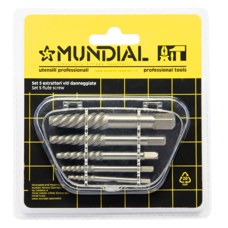 Mundial Set 5 spiral flute...