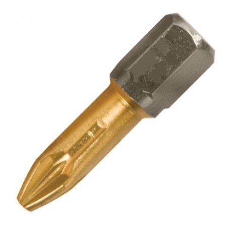 TITANIUM COATED BITS PZ1X25