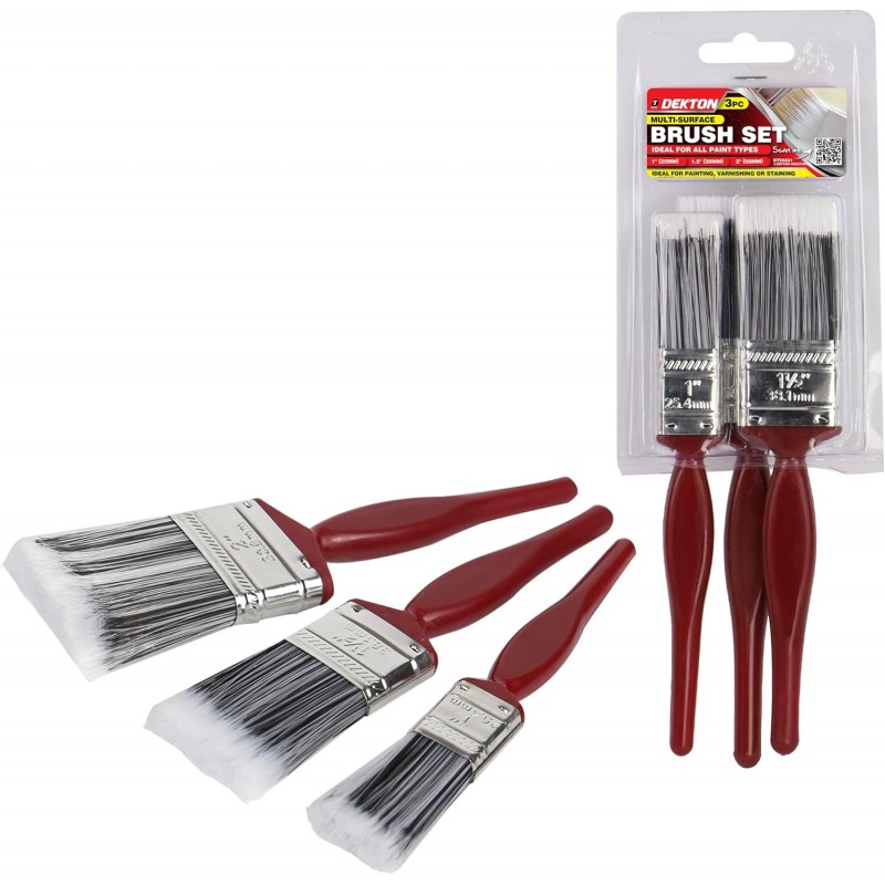 DEKTON 3PCS PAINT BRUSH SET...