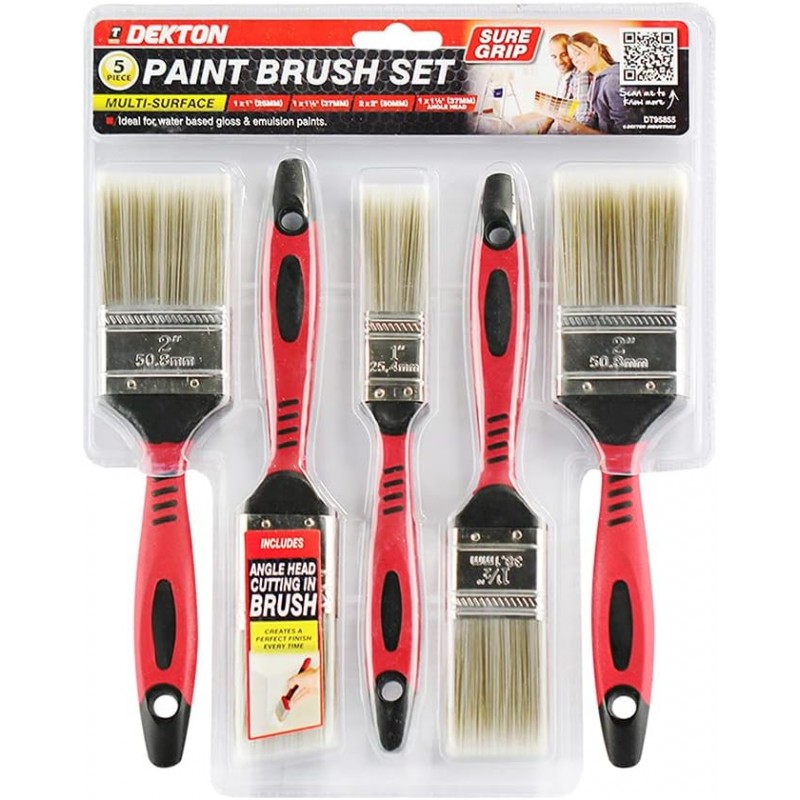 DEKTON 5PC PRO PAINT BRUSH...