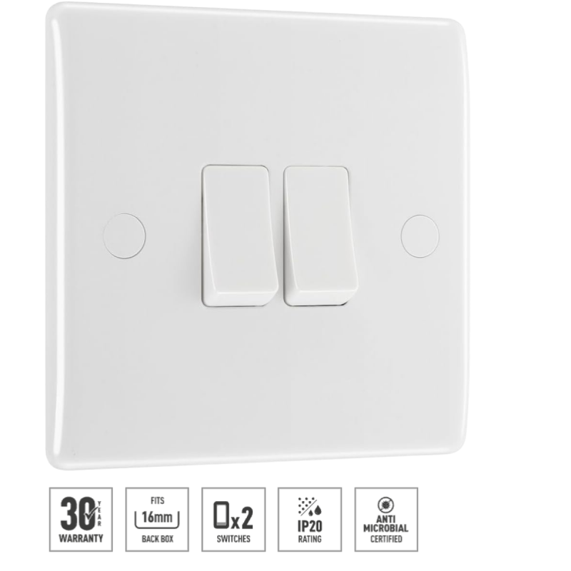 BG White Moulded 20A 16AX...