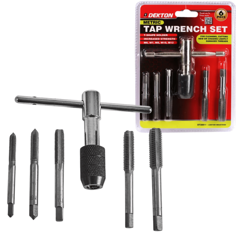 DEKTON 6 PCE TAP WRENCH SET...