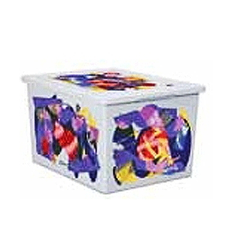 MULTIPURPOSE BOX with LID 18L (LxPxH - 29x37x22cm)