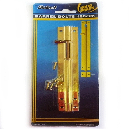 BARREL BOLTS 150MM