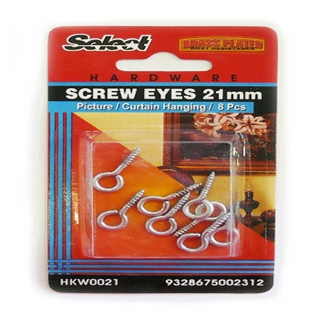 SCREW EYES 21MM