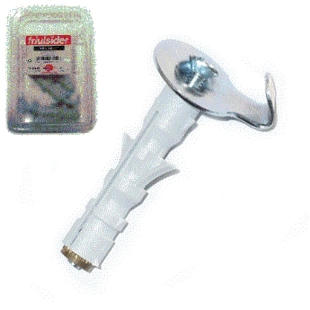 WHITE ZINC PLATED