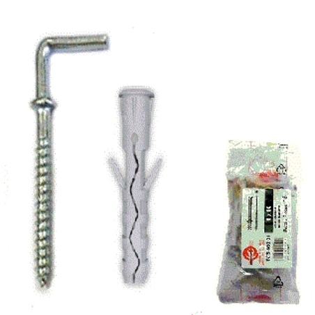 RAWLPUGS  WITH HOOK  6X30 BLISTER 10PCS