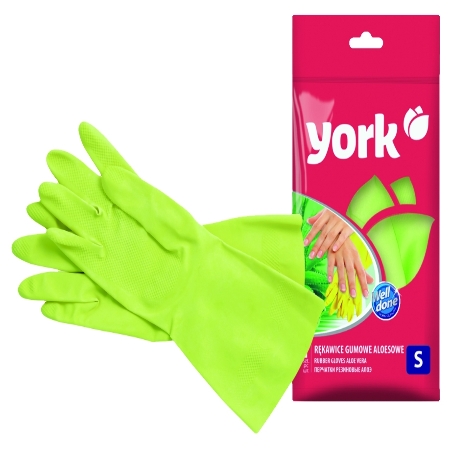 RUBBER GLOVES ALOE VERA SMALL