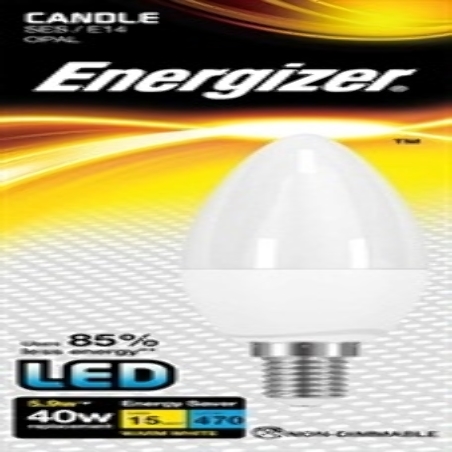 S8851 ENER LED CANDLE 6W 470LM OPAL E14 WARM WHITE BOXED