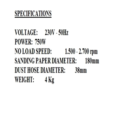 TOTAL DRYWALL SANDER 750W