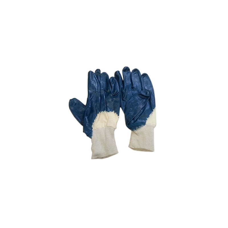 BLUE PVC GLOVES WITH CREAM...