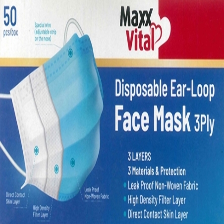 DISPOSABLE FACE MASK 3PLY
