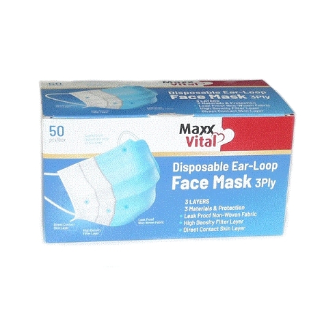 DISPOSABLE FACE MASK 3PLY