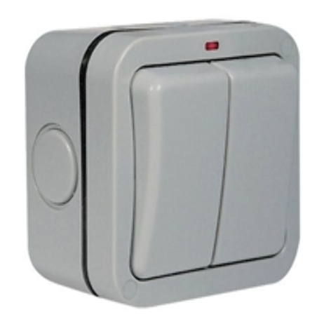 DOUBLE OUTDOOR SWITCH 2 WAY 20AX
