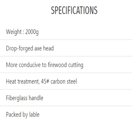 AIRCRAFT AXE 2.000gr