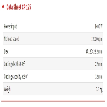 STAYER CIRCULAR SAW CP125