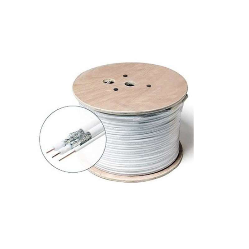 White TV Cable 100m