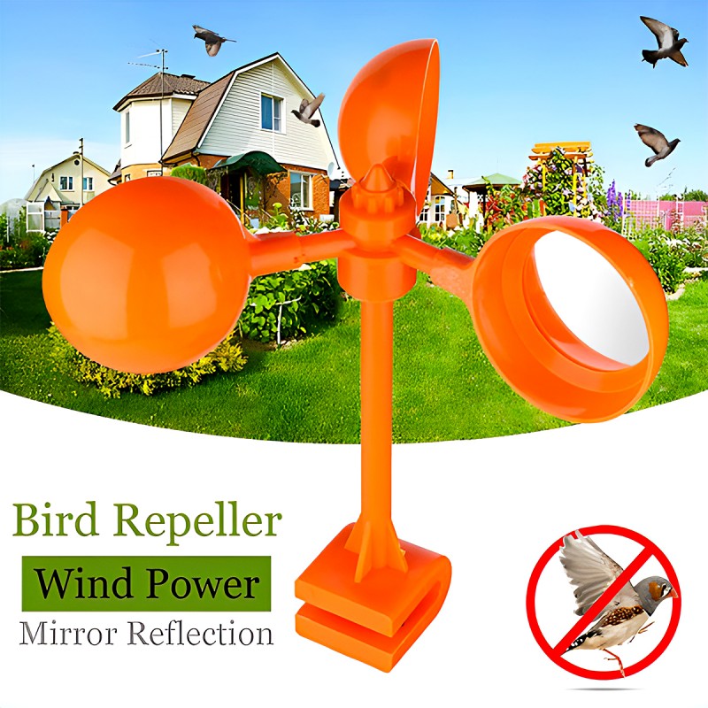WIND-POWERED BIRD REPELLER