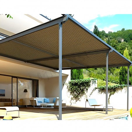 SHADE NET BROWN 100GSM