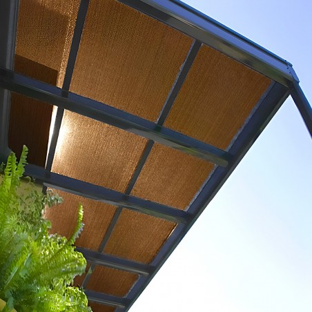 SHADE NET BROWN 100GSM