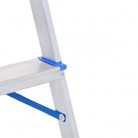 ALUMINIUM LADDER WITH 2 SIDED STEPS