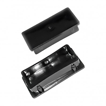 BLACK RUBBER RECTANGLE CAPS 50X100