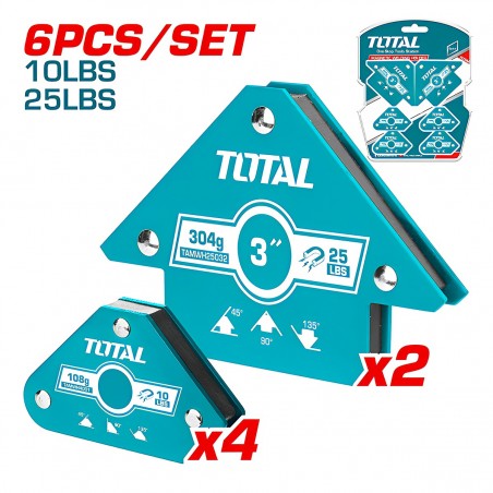 MAGNETIC WELDING HOLDER SET 6PCS