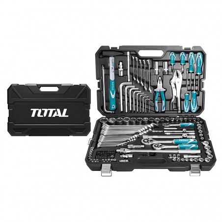 TOTAL COMBINATION TOOLS SET 142PCS