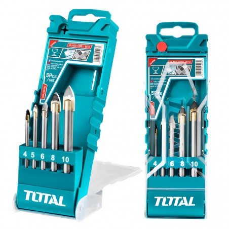 TOTAL GLASS DRILL BITS 5PCS
