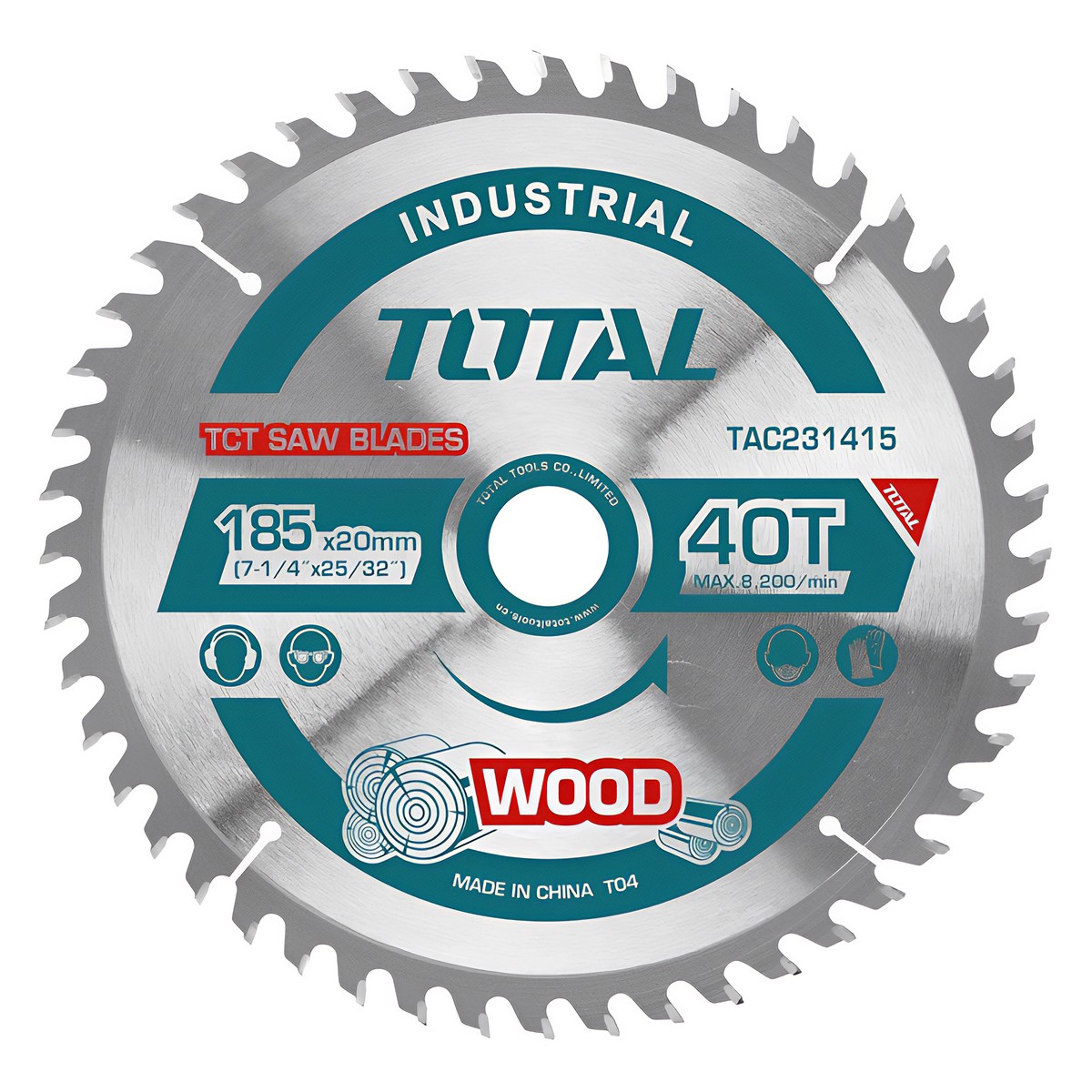 TOTAL TCT SAW BLADE 235MM X 30-24.4MM FOR (TOT-TAC231415)
