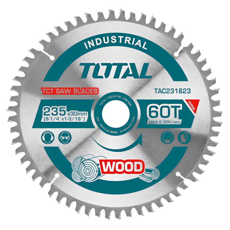 TOTAL TCT SAW BLADE 235MM X 30-24.4MM FOR (TAC231623)