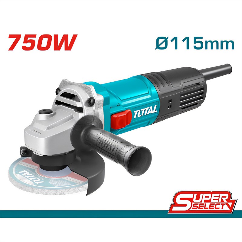 TOTAL ANGLE GRINDER 750W - 115MM