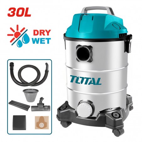 TOTAL VACUUM CLEANER WET & DRY 1.300W (TVC13301)